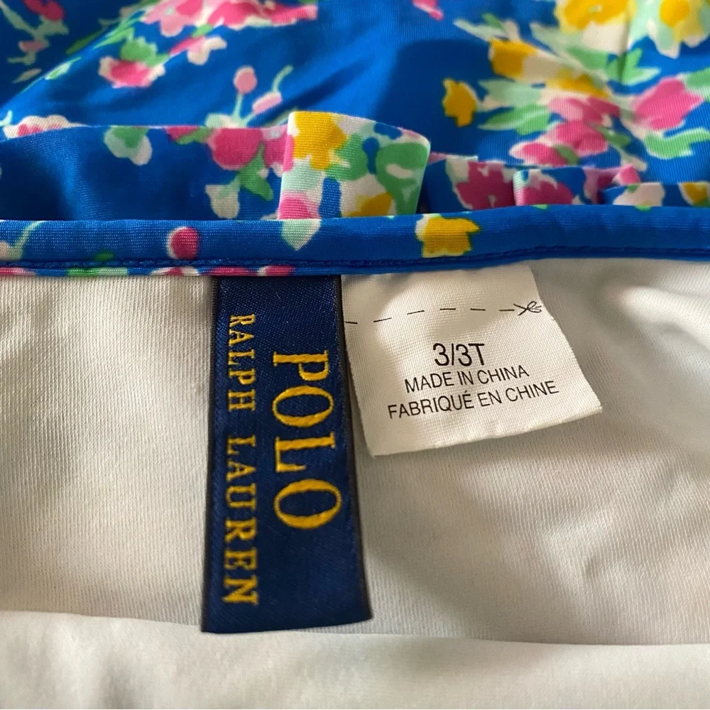 Ralph Lauren Floral Print One Piece Swimsuit